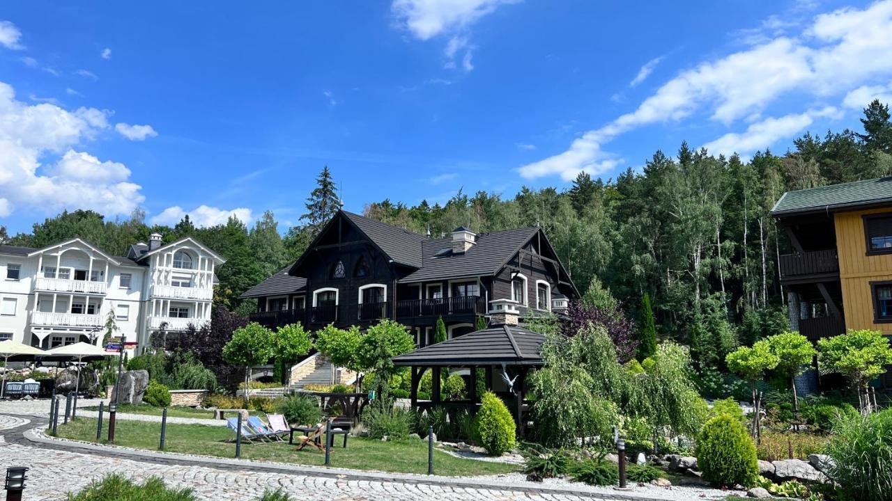 Dolina Wikingow-Apartament Suite Z Tarasem W Ogrodzie, Miejscem W Garazu I Dostepem Do Strefy Wellness シクラルスカ・ポレンバ エクステリア 写真