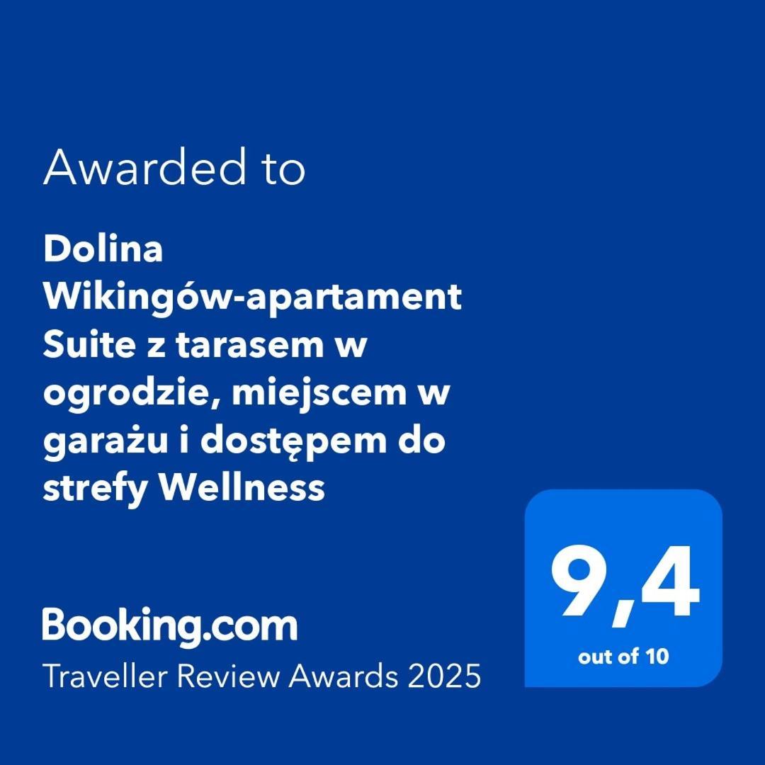 Dolina Wikingow-Apartament Suite Z Tarasem W Ogrodzie, Miejscem W Garazu I Dostepem Do Strefy Wellness シクラルスカ・ポレンバ エクステリア 写真